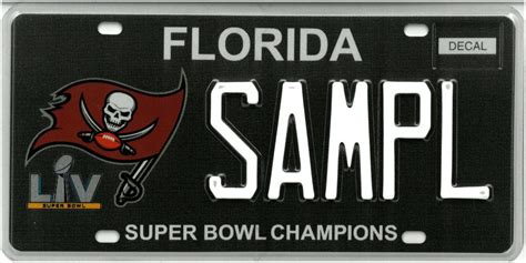 tampa bay personalized license plate